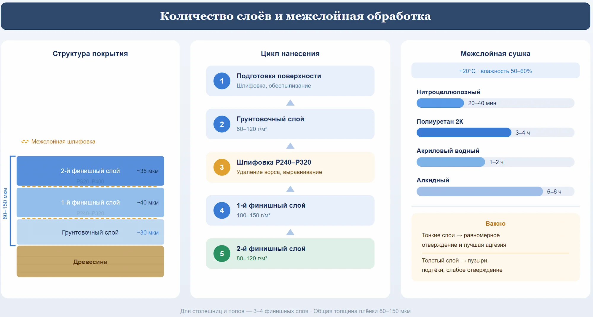 Схема структуры лакокрасочного покрытия.